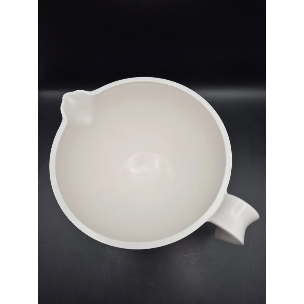 Nordic Ware Batter Bowl, White Plastic; 10 Cups Microwave & Dishwasher Safe